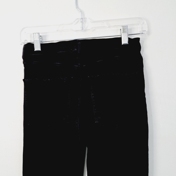 AGOLDE Black Stretch Mid Rise Raw Hem Skinny Jeans‎ - Picture 4 of 9